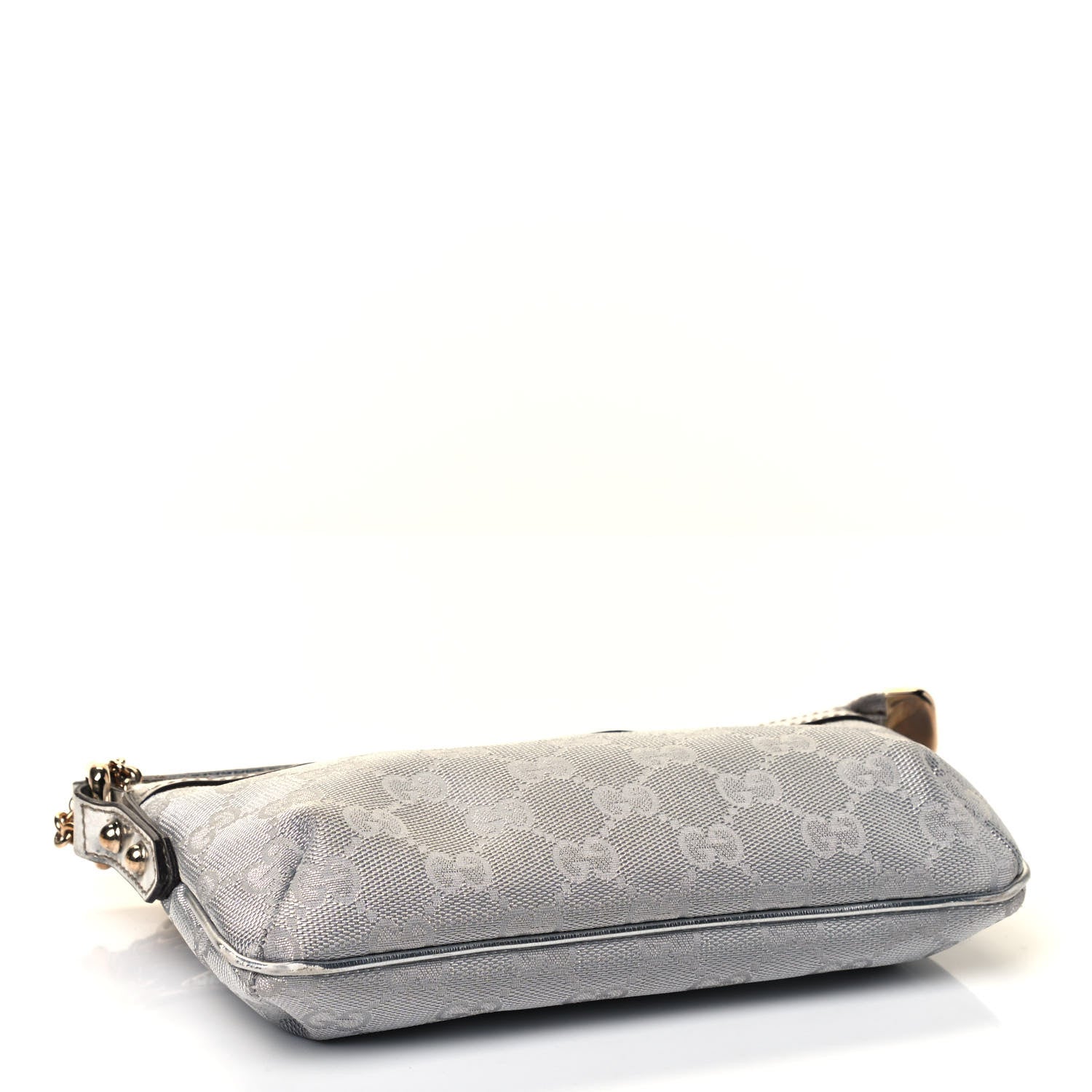 Gucci Monogram Jolicoeur Wristlet Silver 3 of 4