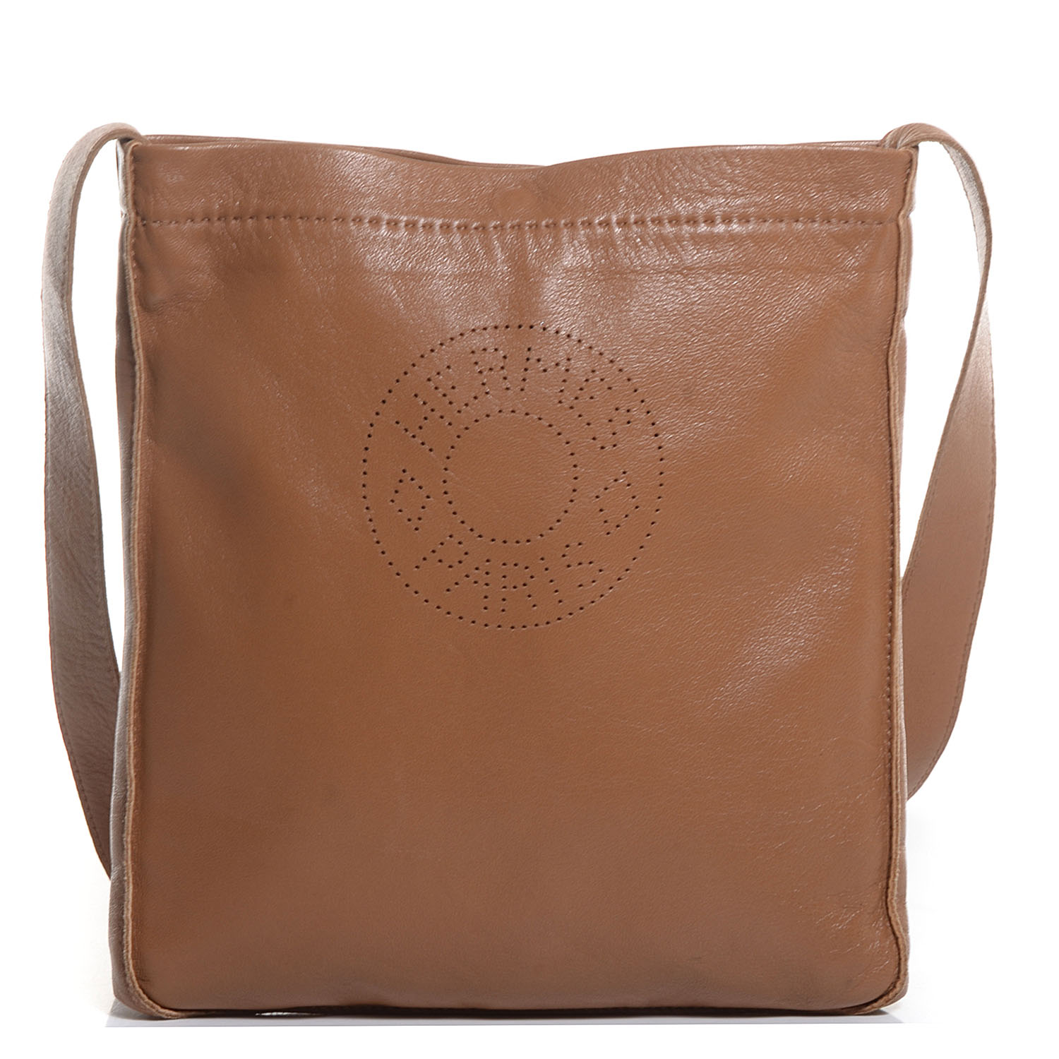 Hermes Milo Lambskin Clou De Selle Pouch Gold 1 of 9