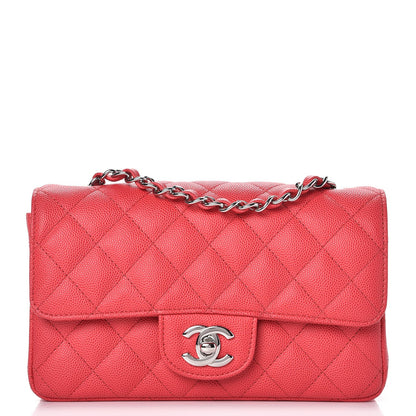 Chanel Caviar Quilted Mini Rectangular Flap Light Red 1 of 7