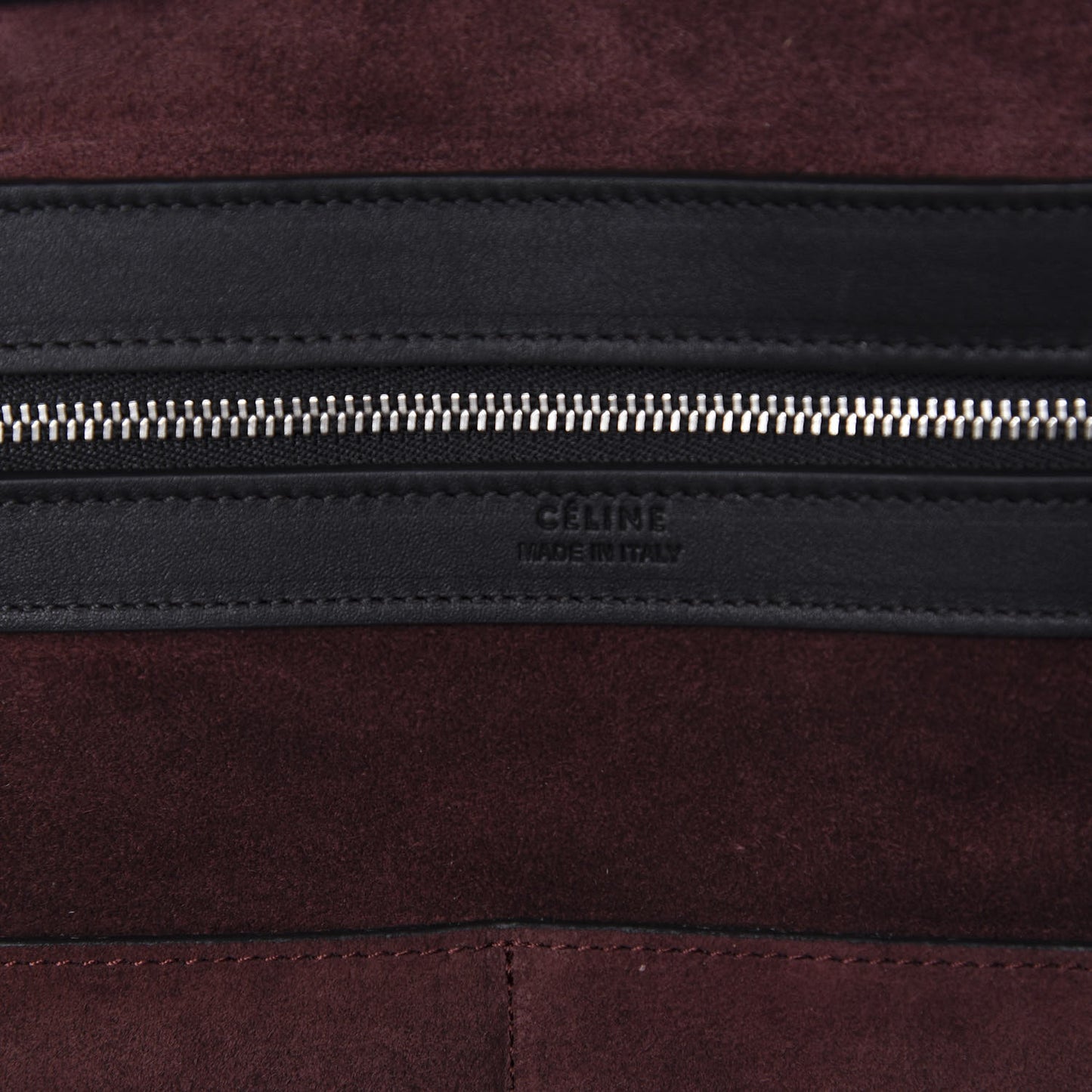 Smooth Calfskin Small Coulisse Cabas Black