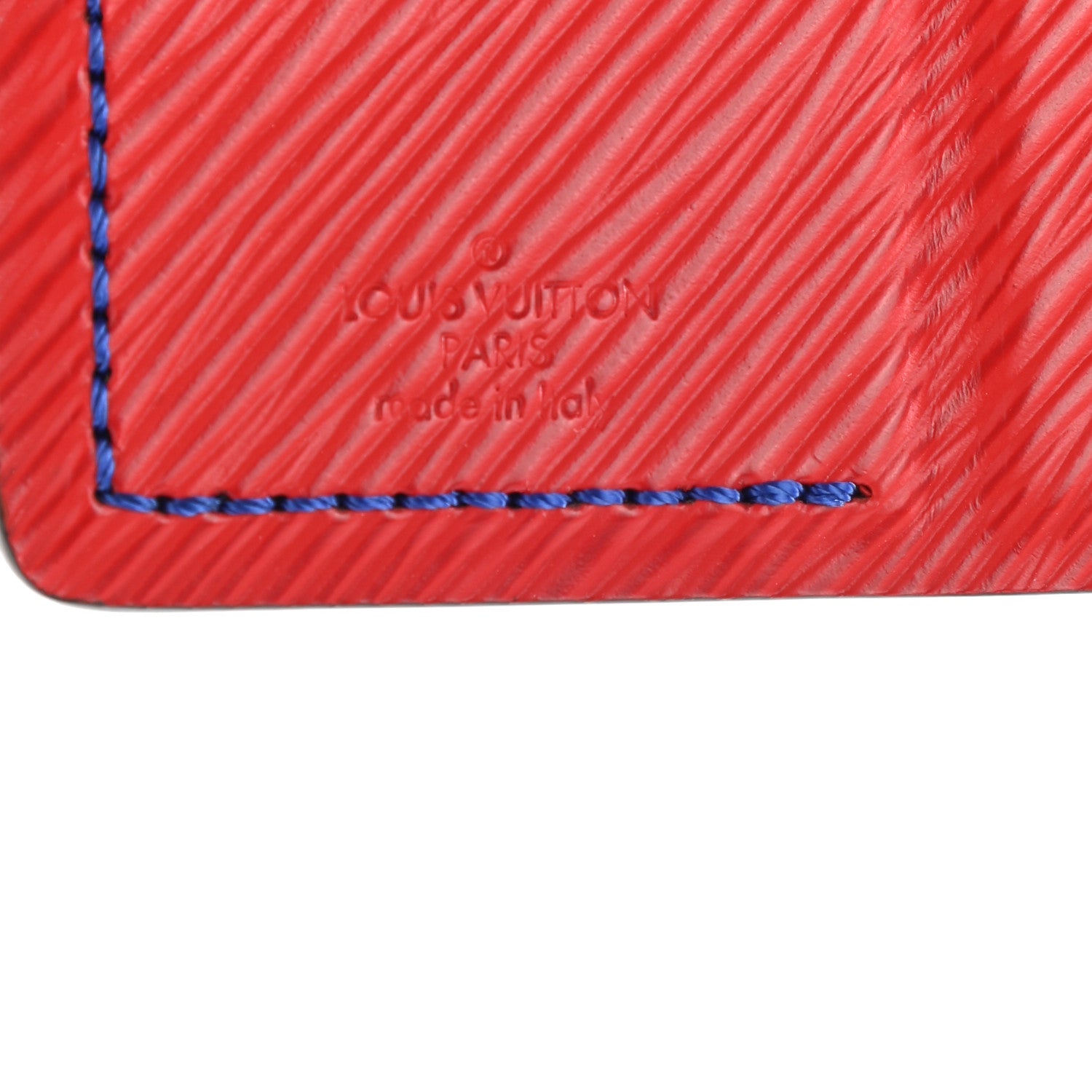 Louis Vuitton Epi Mirror and Case Pouch Red Blue 6 of 8