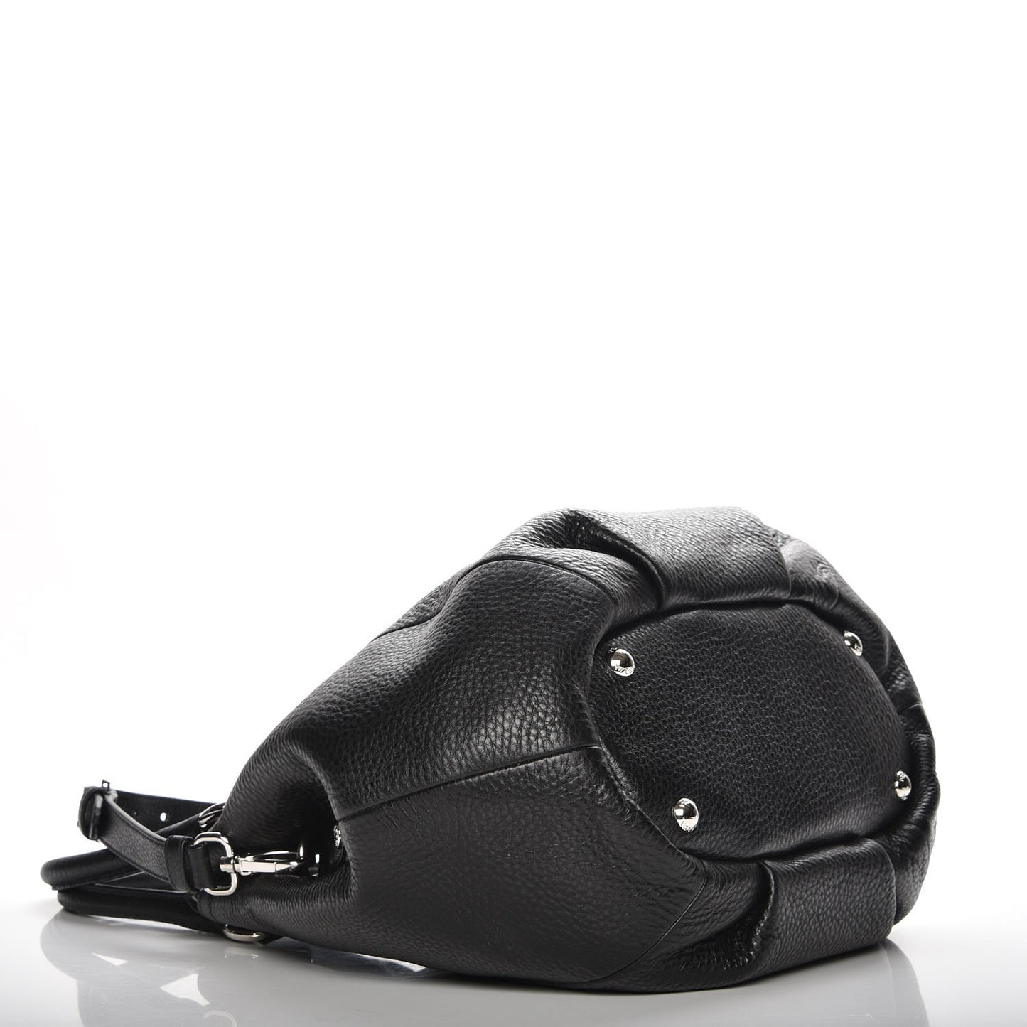 Vitello Daino Tote Nero Black