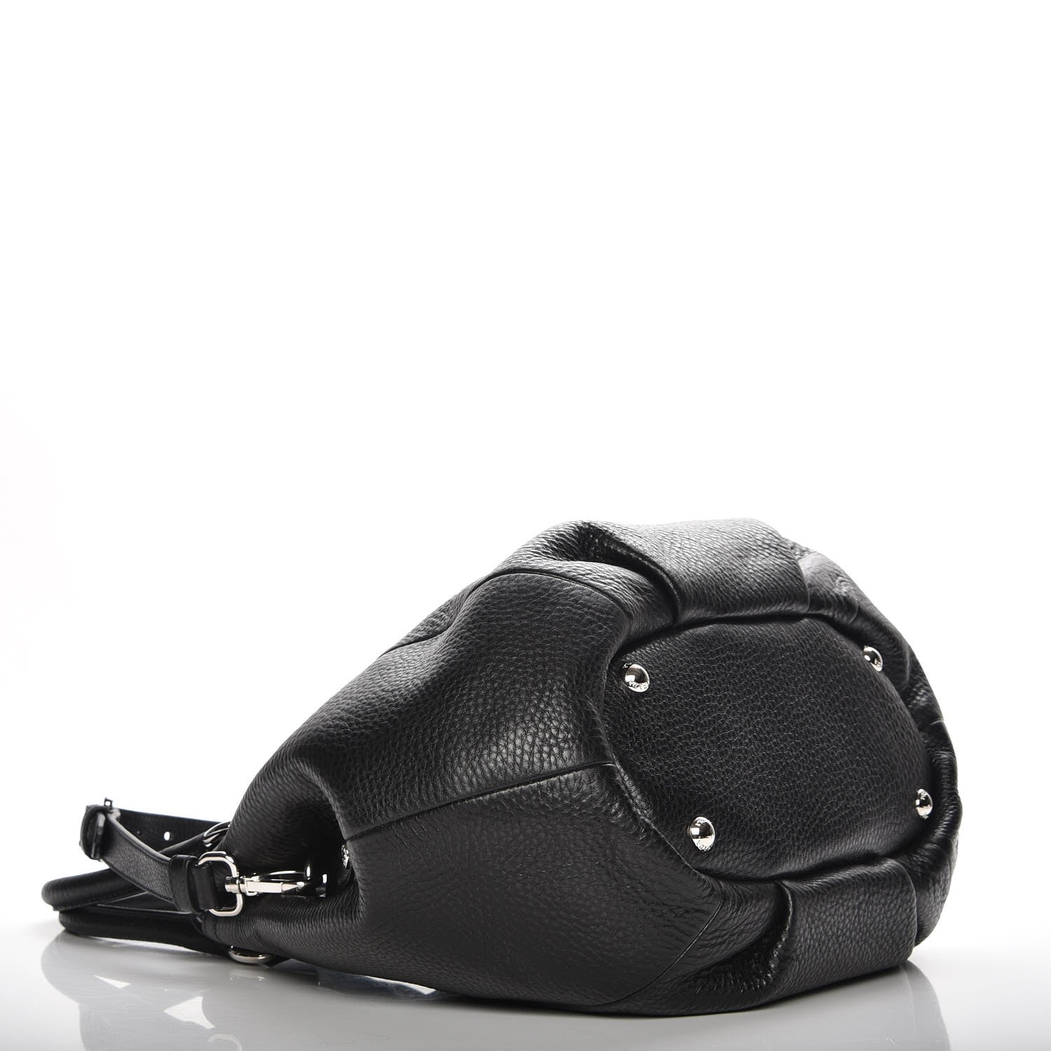 Prada Vitello Daino Tote Nero Black 5 of 9