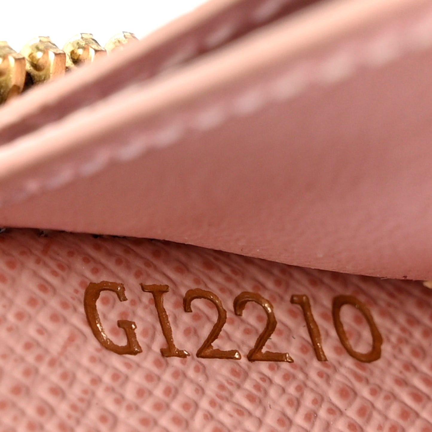 Damier Ebene Clemence Wallet Rose Ballerine