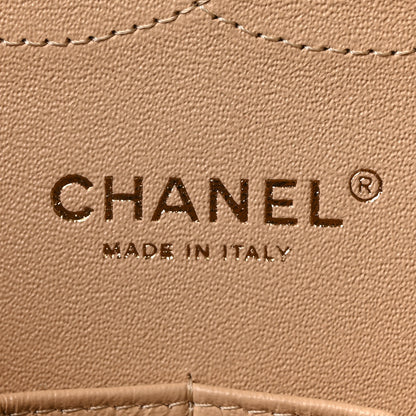 Chanel Caviar Quilted Jumbo Double Flap Beige 6 of 10