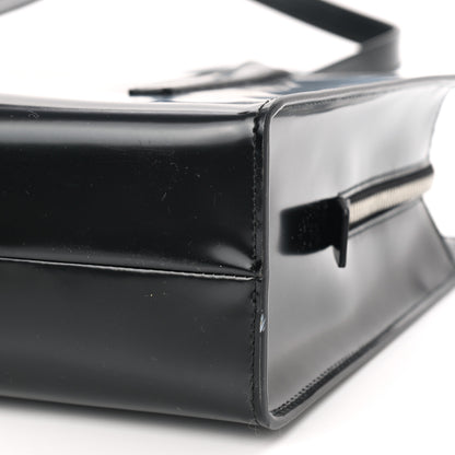 Prada Spazzolato Medium Re-Edition 1995 Double Handle Handbag Black 10 of 10