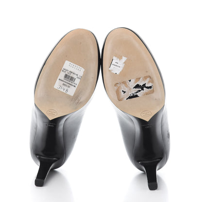 Chanel Lambskin CC Pumps 40.5 Black 5 of 13