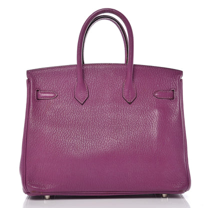 Hermes Chevre Mysore Birkin 25 Cyclamen 5 of 43