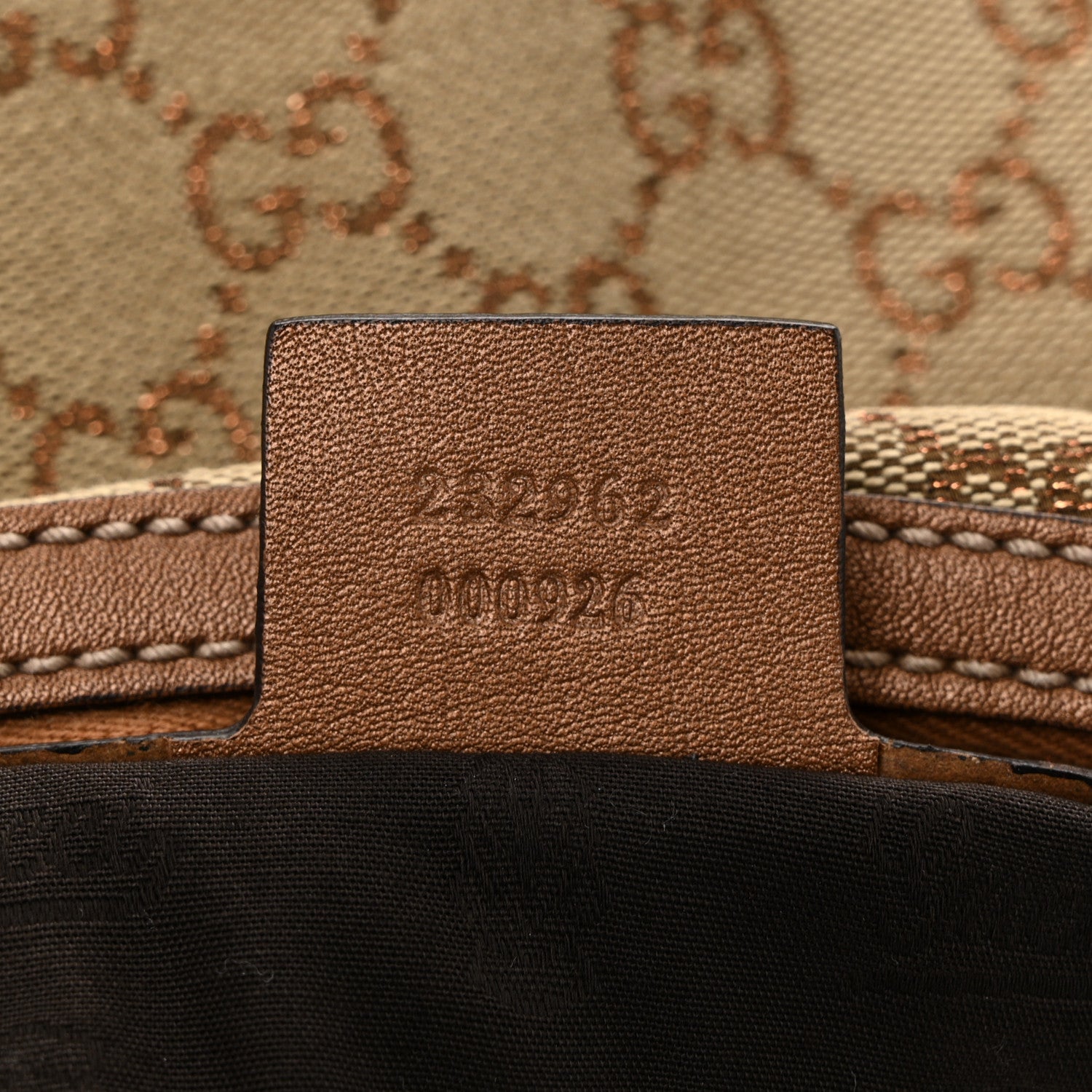 Gucci Monogram Medium GG Twins Hobo Bronze 7 of 10