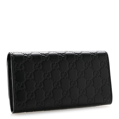 Gucci Microguccissima Bow Continental Wallet Black 3 of 10