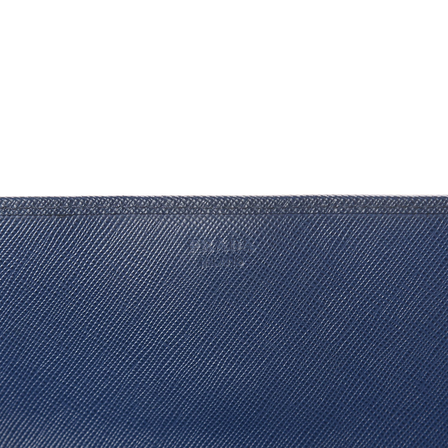 Prada Saffiano Fiocco Bow Flap Wallet Bleuette 6 of 8