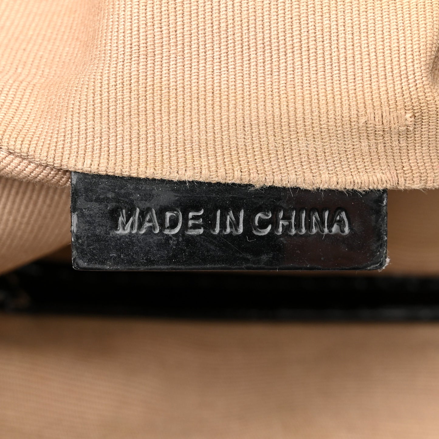 Patent Trim Nova Check Shopper Tote Black