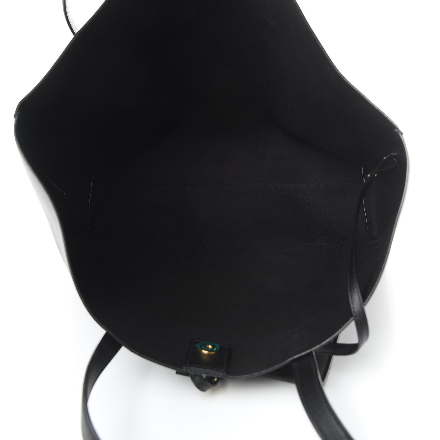 Calfskin Large Shopping Tote Black