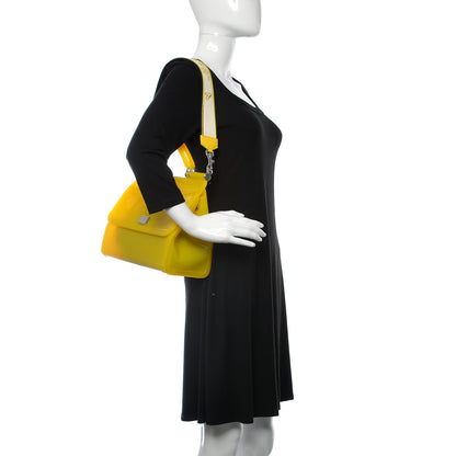 Dolce & Gabbana Rubber Semi Transparent Miss Sicily Satchel Yellow 2 of 8