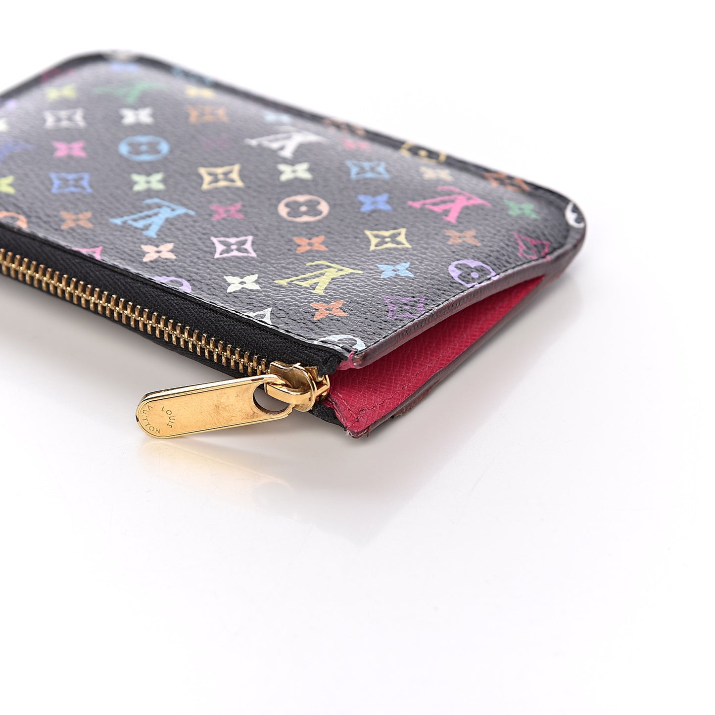 Monogram Multicolor Key Pouch Black Grenade