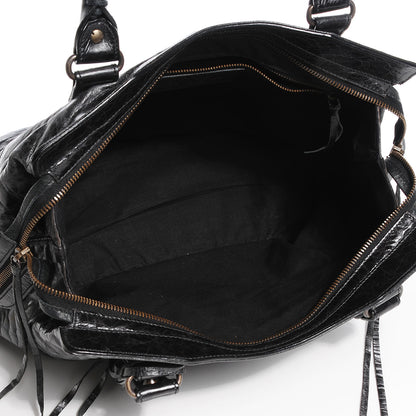Balenciaga Agneau Classic Hardware Step Bag Black 5 of 15