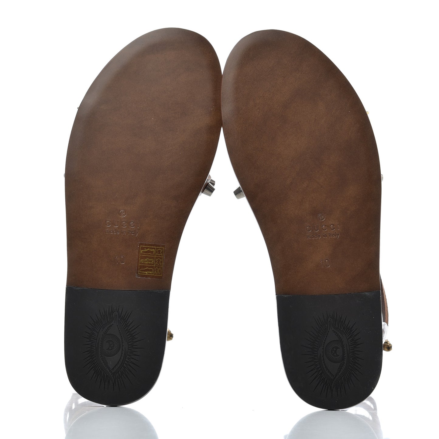 Calfskin Lace Up Tuscany Leather Mens Gladiator Sandals 10 Brown Cuir