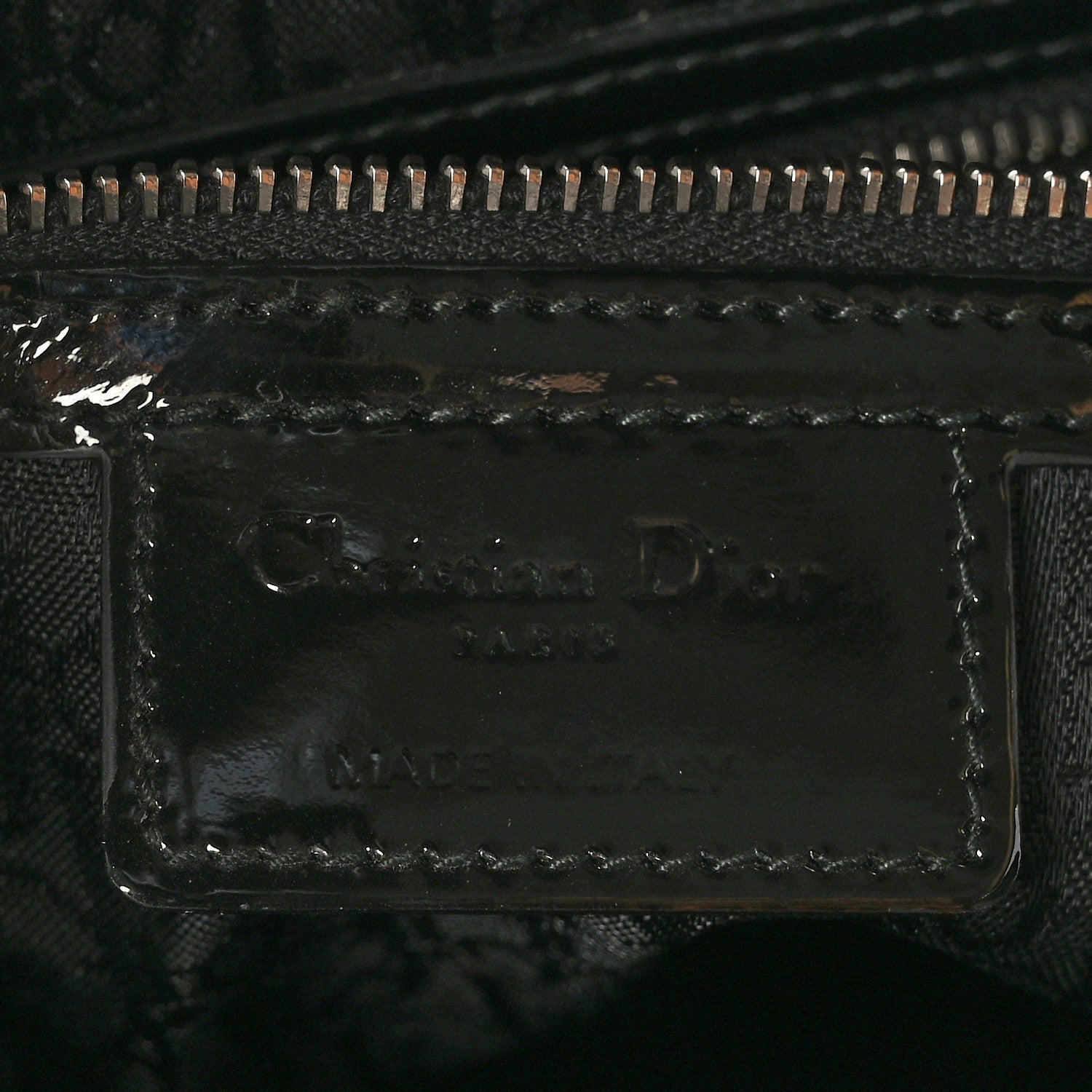 Christian Dior Patent Cannage Large Lady Dior Black 6 of 9