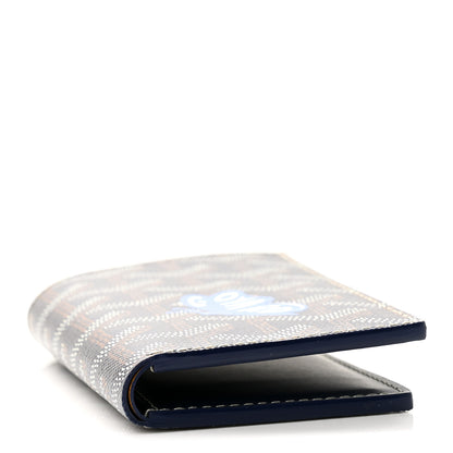 Goyard Goyardine Saint Pierre Card Holder Navy 4 of 7
