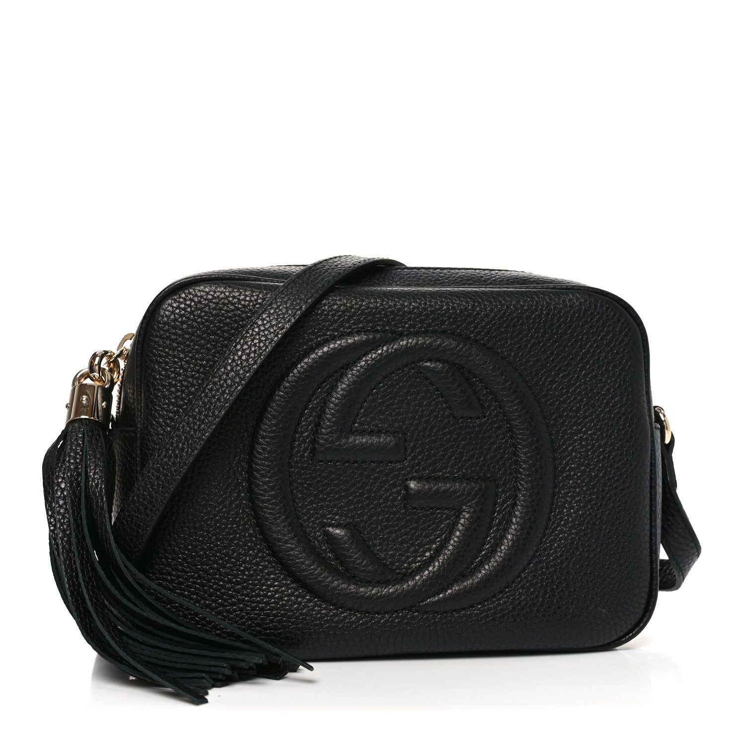 Gucci Pebbled Calfskin Small Soho Disco Bag Black 1 of 10