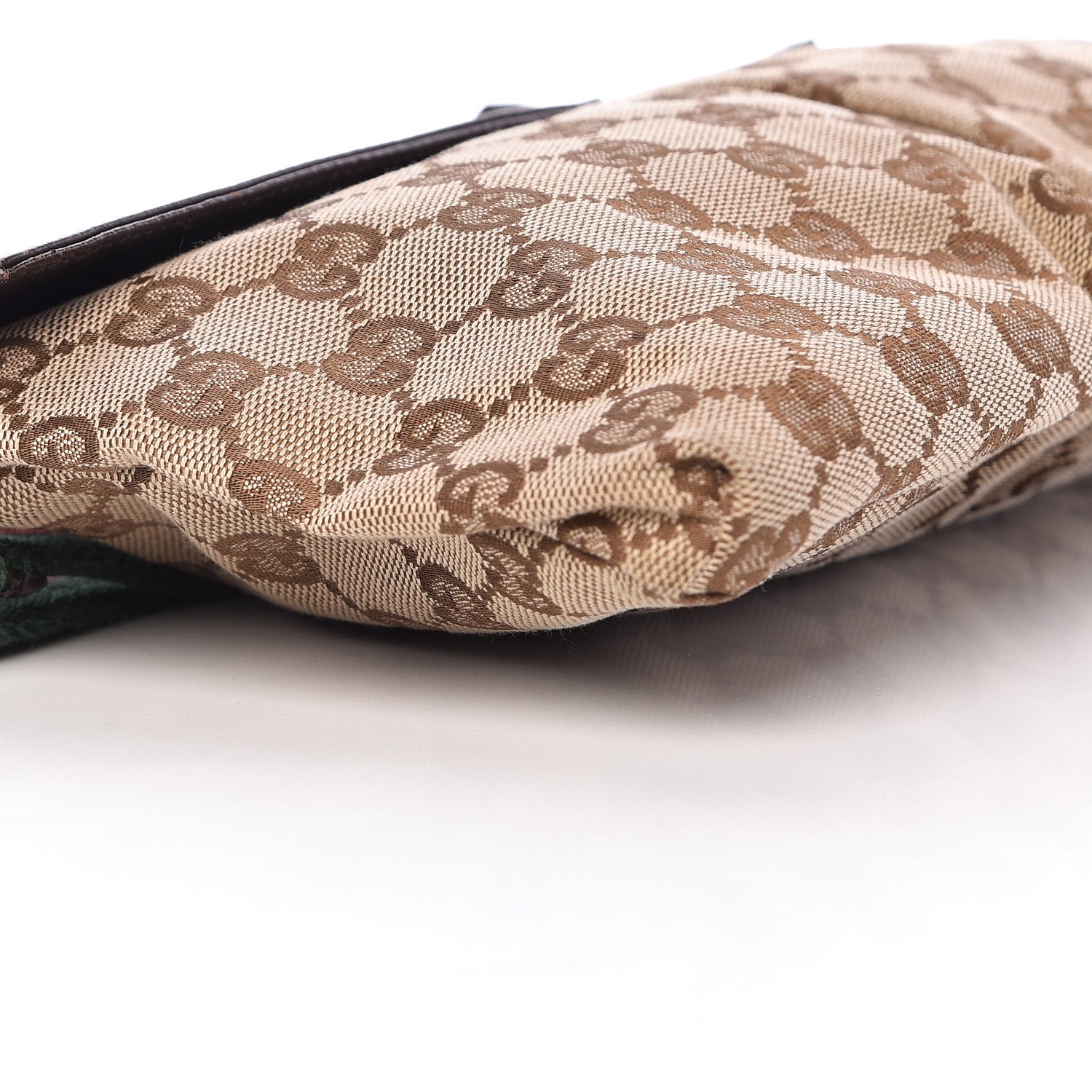 Gucci Monogram Web Belt Bag Dark Brown 9 of 14