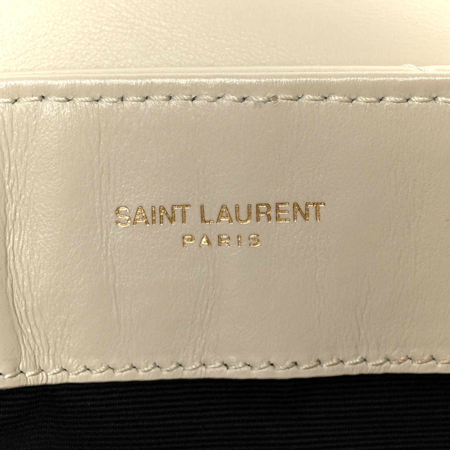 Calfskin Y Quilted Monogram Small Loulou Chain Satchel Crema Soft