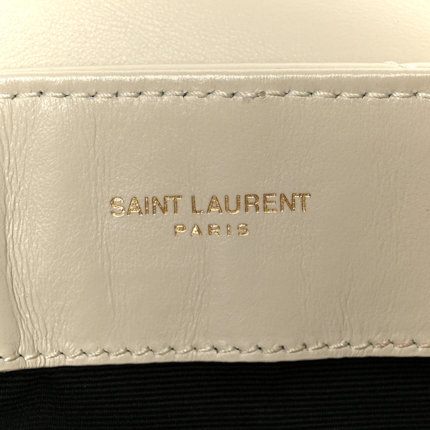 Saint Laurent Calfskin Y Quilted Monogram Small Loulou Chain Satchel Crema Soft 6 of 11