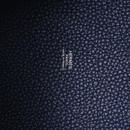 Hermes Taurillon Clemence Swift Eclat Picotin Lock 22 MM Bleu Nuit Bleu Zellige 5 of 10