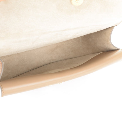 Chloe Calfskin Mini Georgia Crossbody Bag Chestnut Cream 5 of 6
