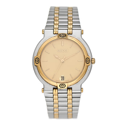 Gucci Stainless Steel 32mm 9000M Quartz Watch Gold 1 of 4