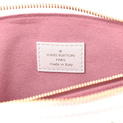 Louis Vuitton Lambskin Embossed Monogram LV Garden Coussin PM Cream 8 of 11