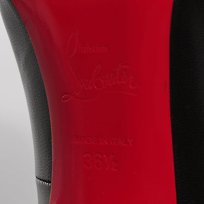 Christian Louboutin Kidskin Simple 100 Pumps 36.5 Black 6 of 7