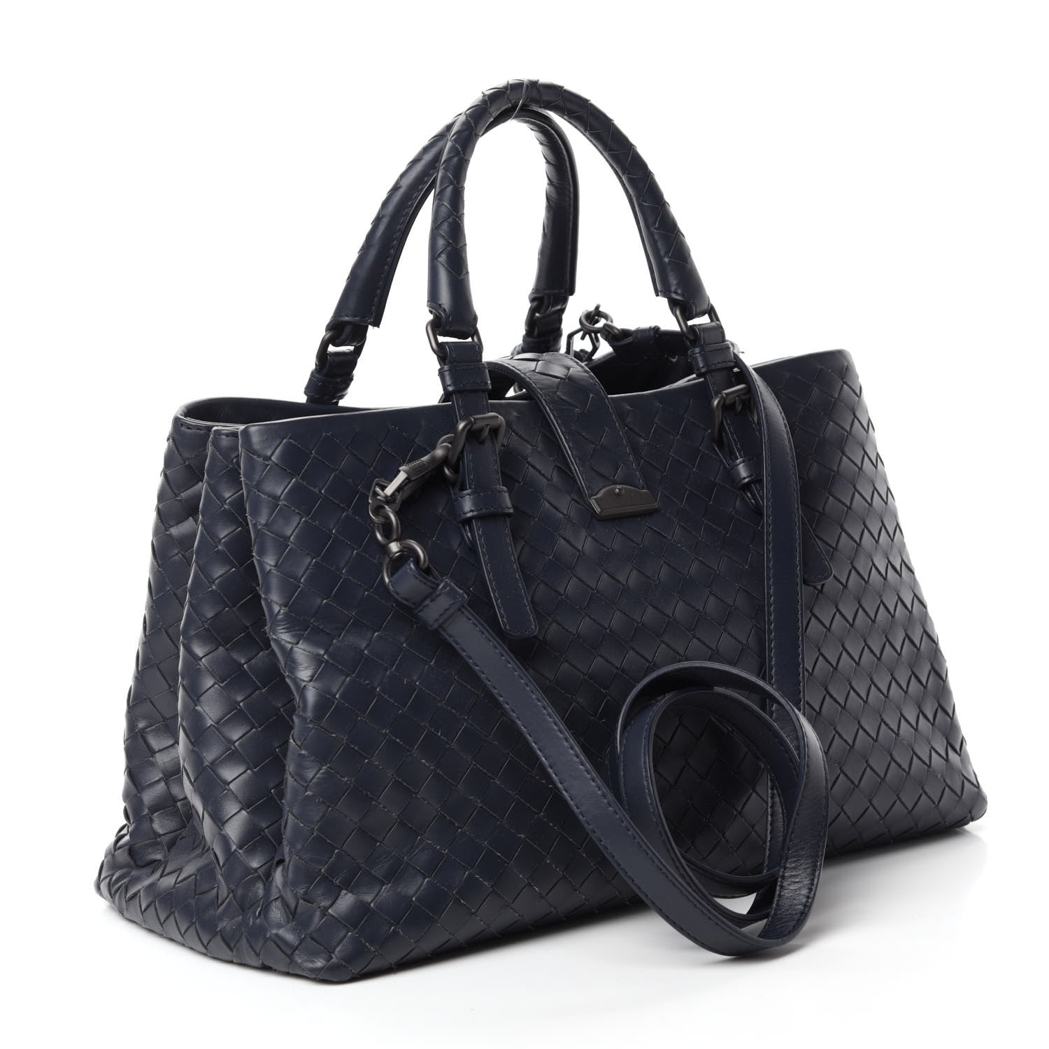 Bottega Veneta Light Calf Intrecciato Small Roma Tote Light Tourmaline 3 of 12