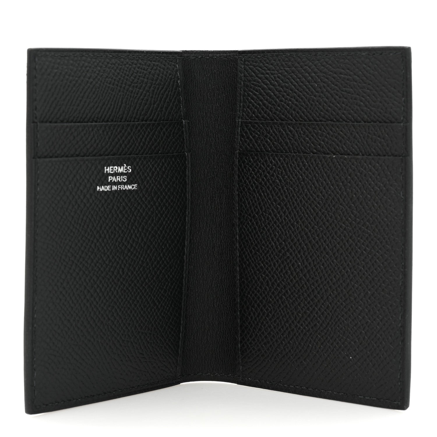 Hermes Epsom MC2 Euclide Card Holder Case Black 5 of 9