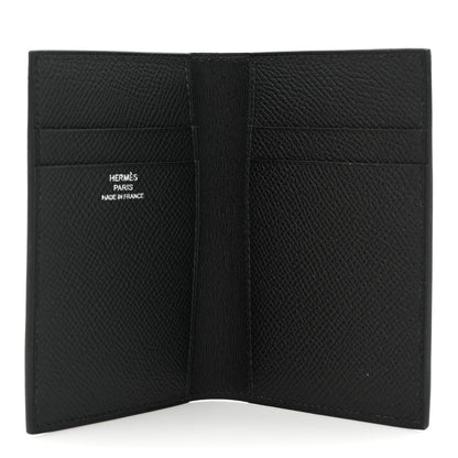 Hermes Epsom MC2 Euclide Card Holder Case Black 5 of 9