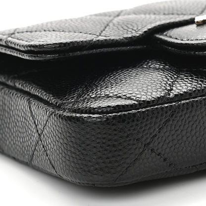 Chanel Caviar Quilted Mini Chain Belt Bag Black 9 of 10