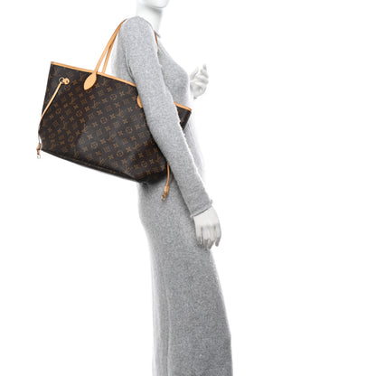 Louis Vuitton Monogram Neverfull MM 2 of 9