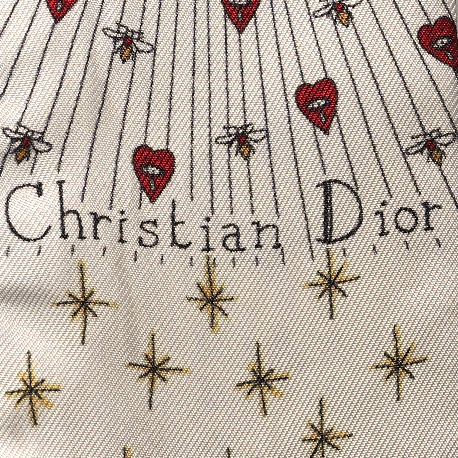Christian Dior Silk L'Etoile Mitzah Scarf 3 of 3