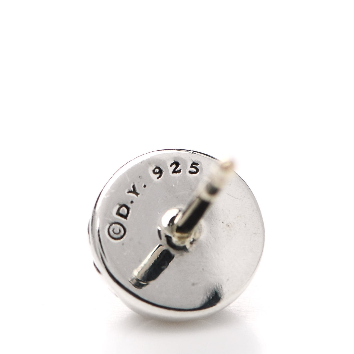 Sterling Silver 8mm Sculpted Cable Stud Earrings