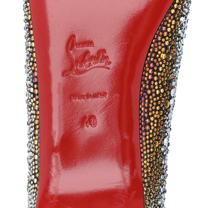 Christian Louboutin Suede Burma Strass Gozul Flats 40 Multicolor 7 of 9