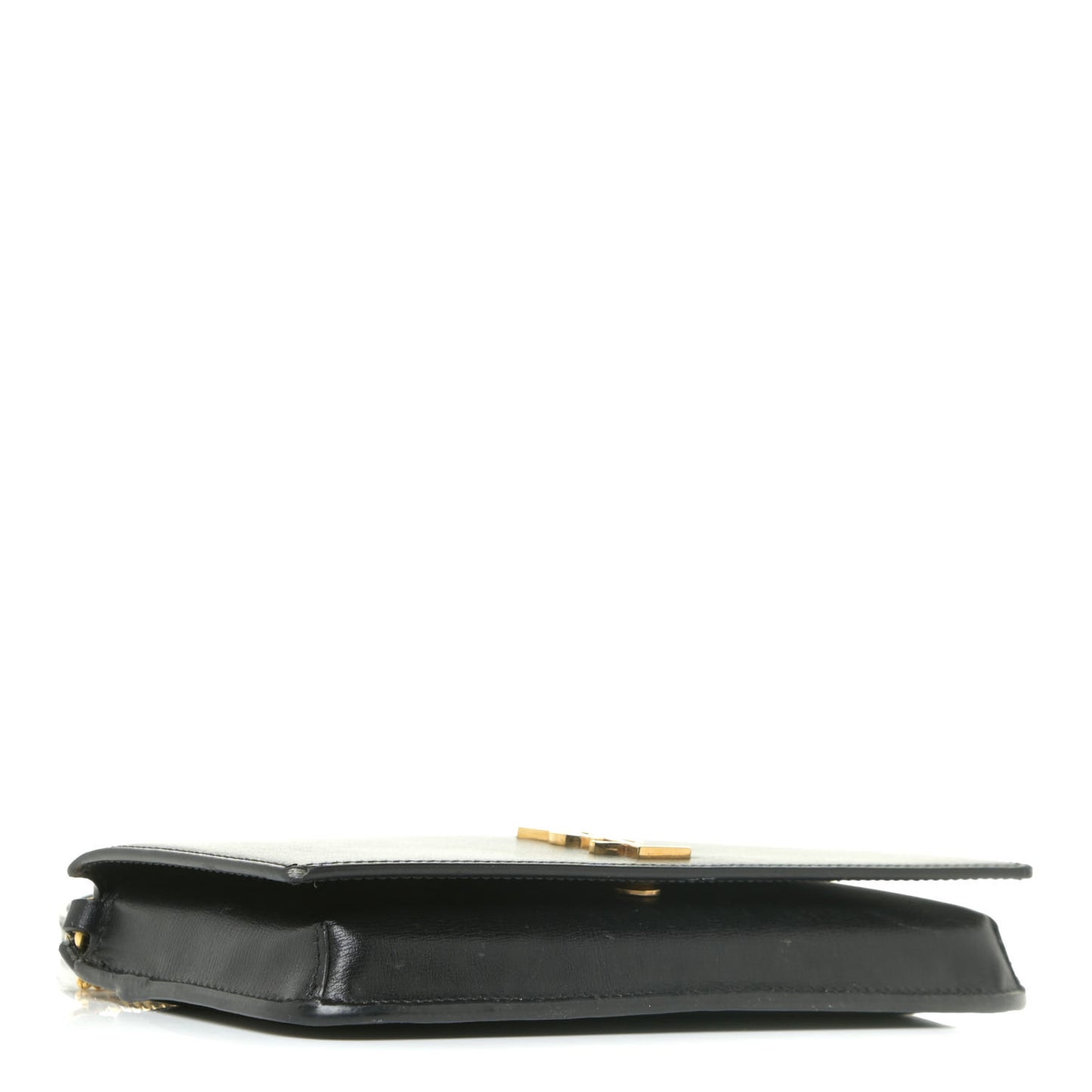 Smooth Calfskin Monogram Phone Holder Crossbody Black