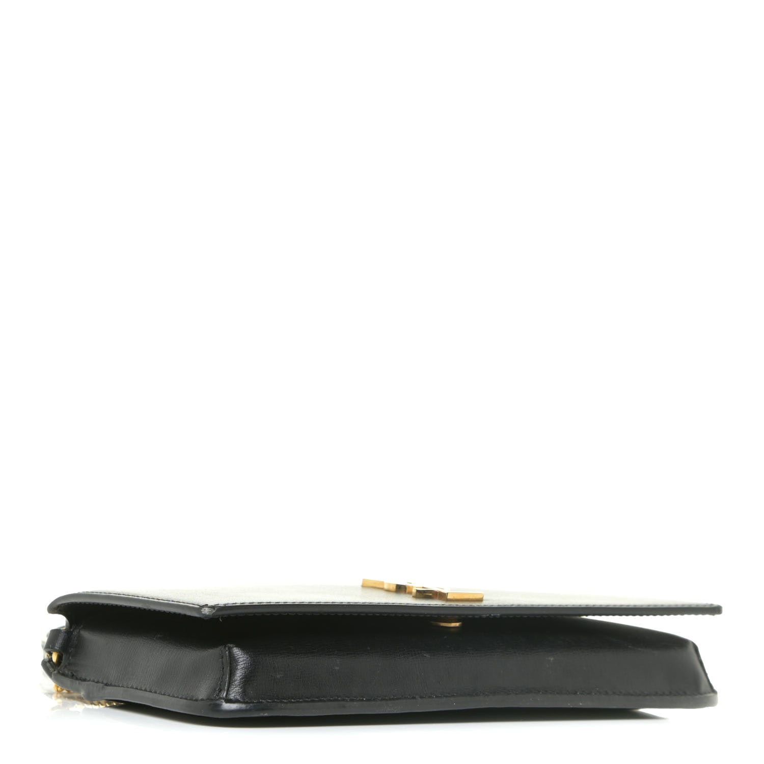 Saint Laurent Smooth Calfskin Monogram Phone Holder Crossbody Black 4 of 23