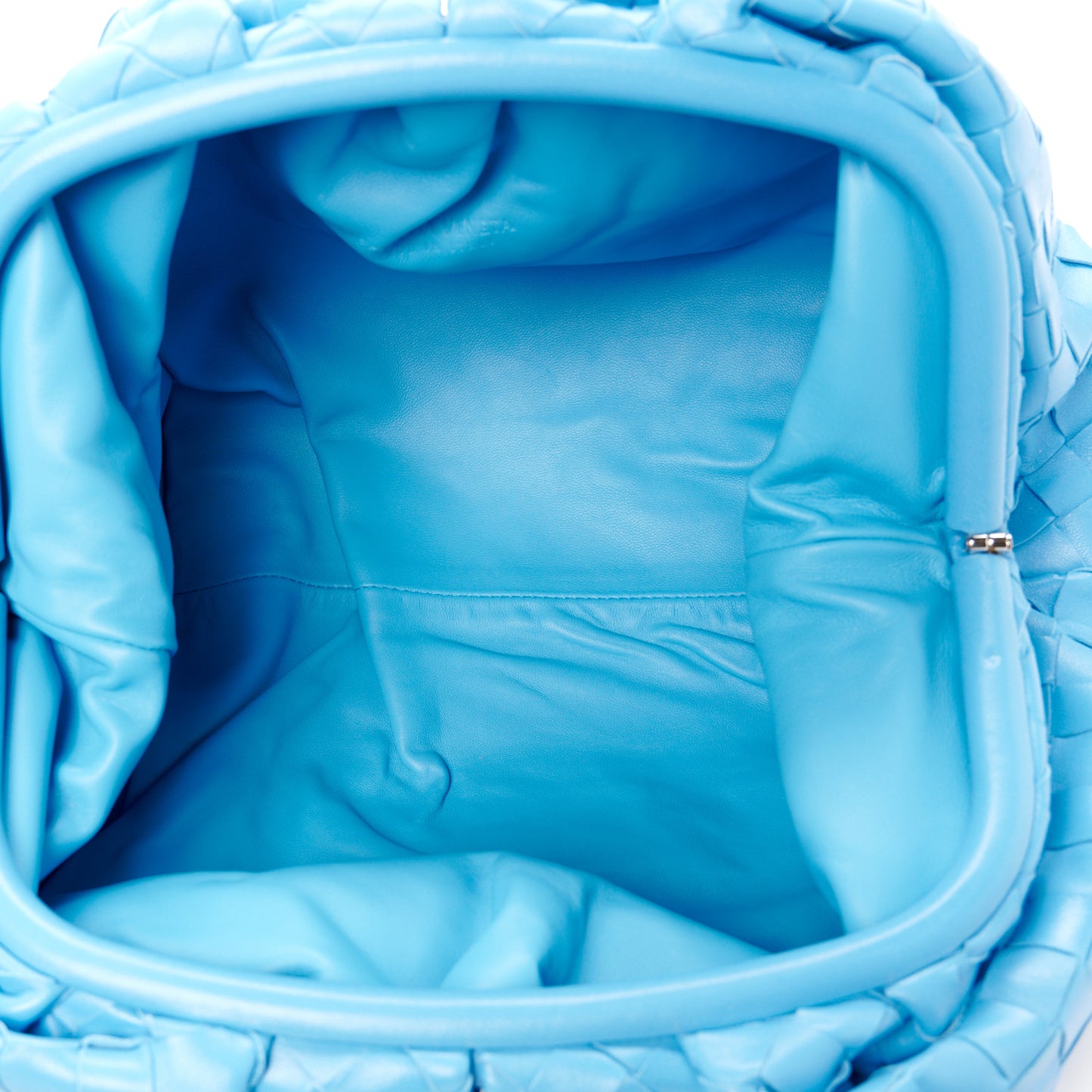 Nappa Maxi Intrecciato The Pouch Oversized Clutch Swimming Pool
