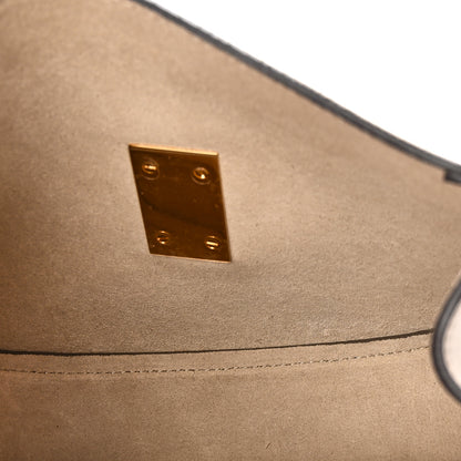 Chloe Suede Smooth Calfskin Drew Shoulder Bag Motty Grey 5 of 9