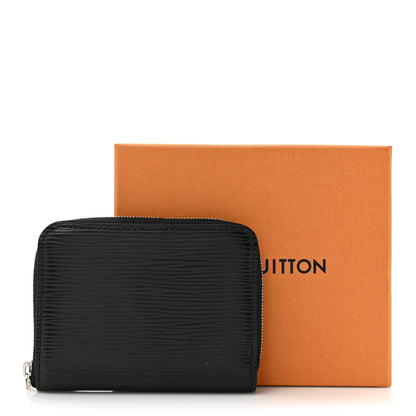 Louis Vuitton Epi Zippy Coin Purse Black 7 of 7