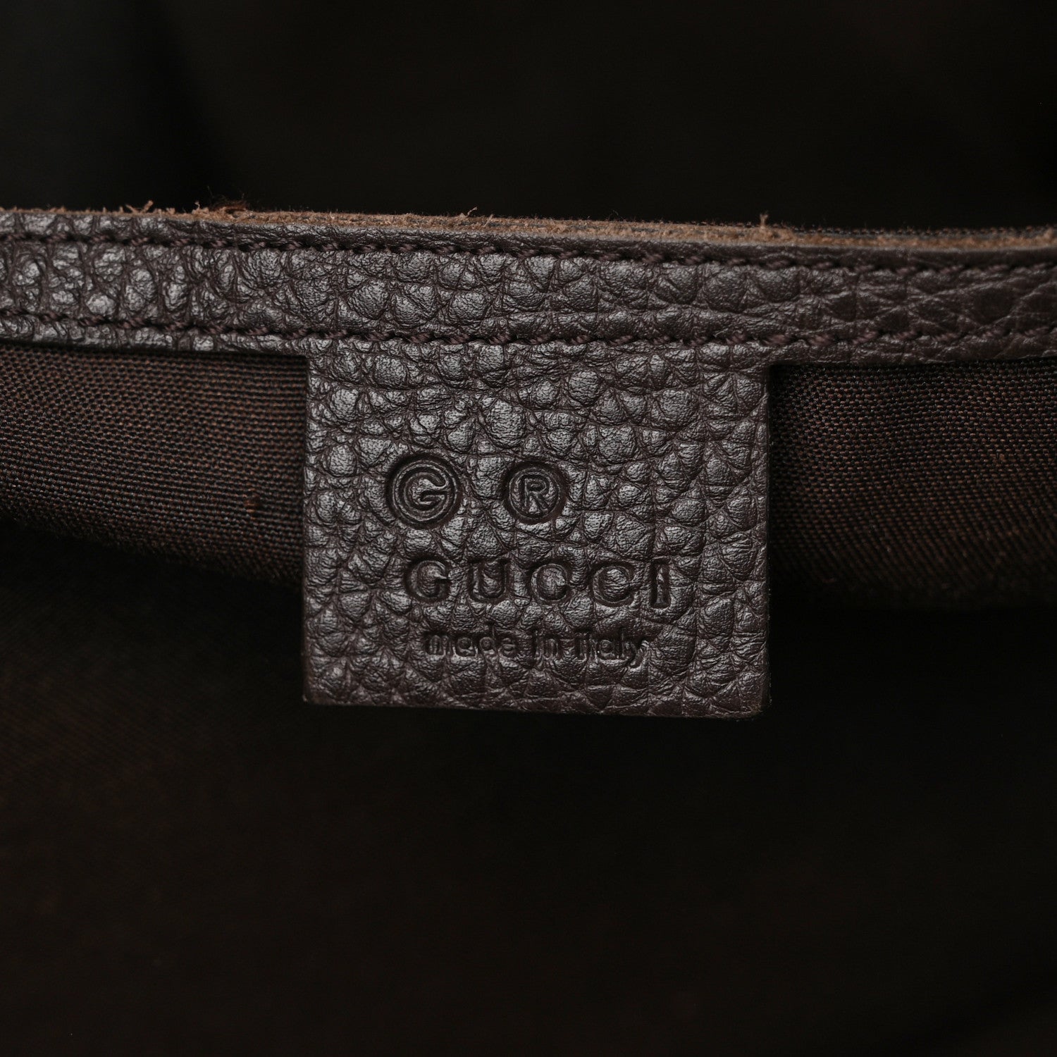 Gucci Pebbled Calfskin Large Joy Shoulder Bag Brown 6 of 10