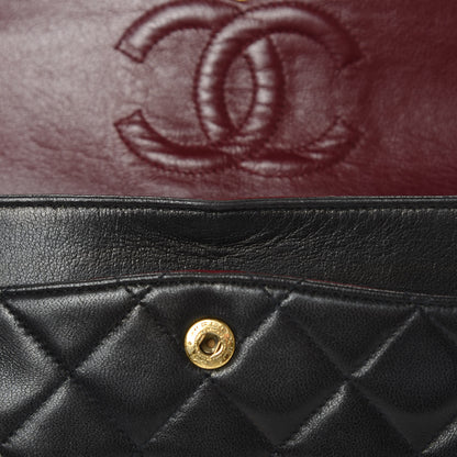 Chanel Lambskin Quilted Small Double Flap Black 15 of 16