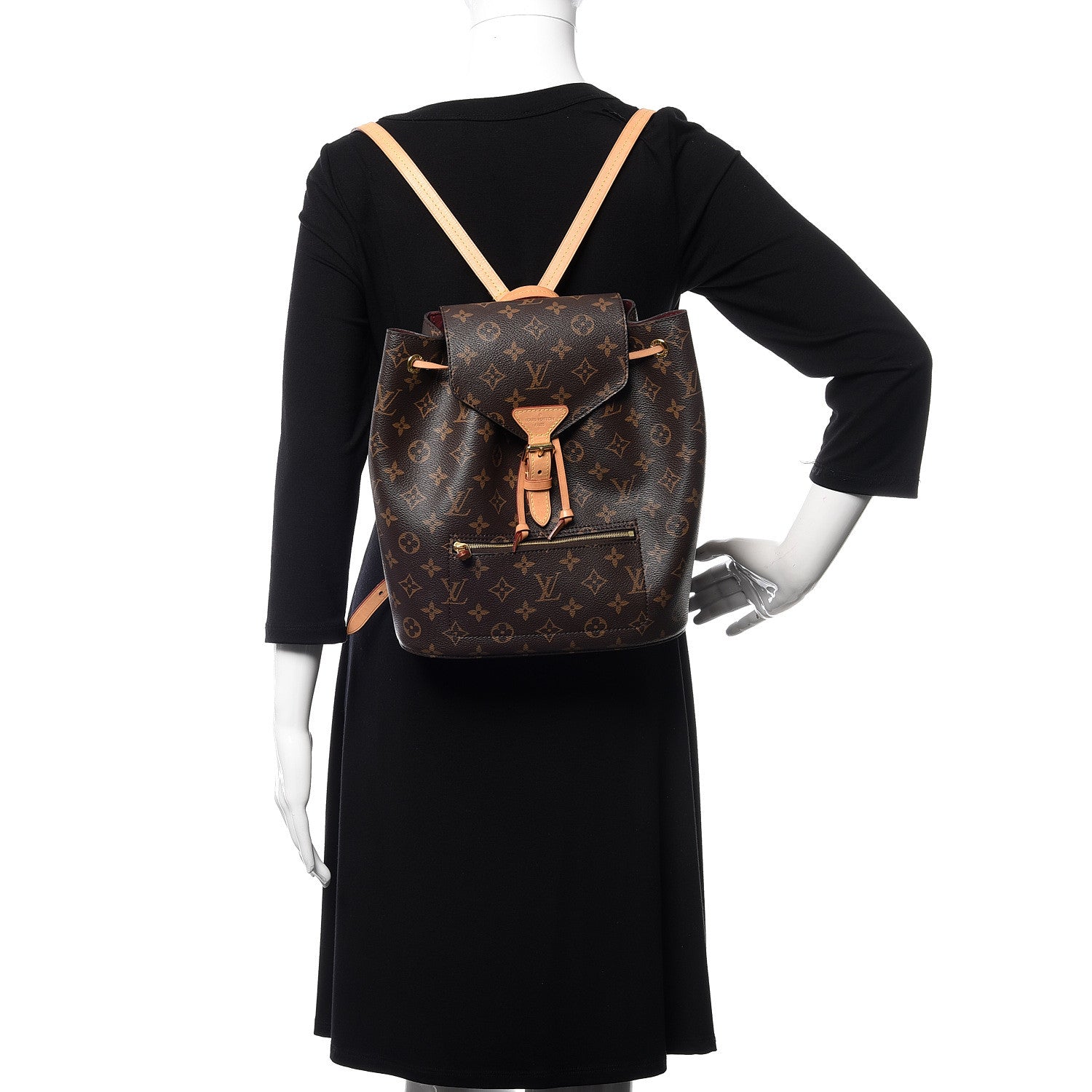 Louis Vuitton Monogram Montsouris NM Backpack 2 of 10