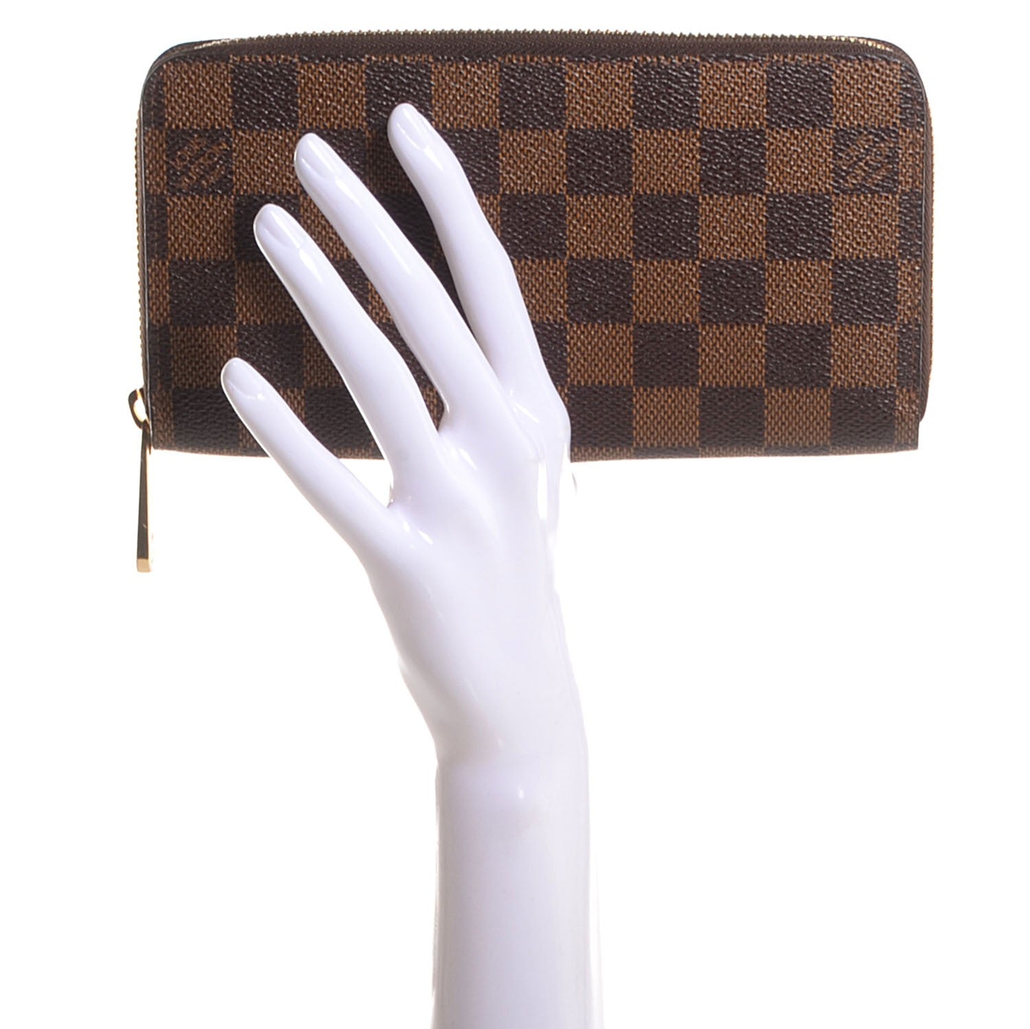 Louis Vuitton Damier Ebene Zippy Wallet 2 of 7