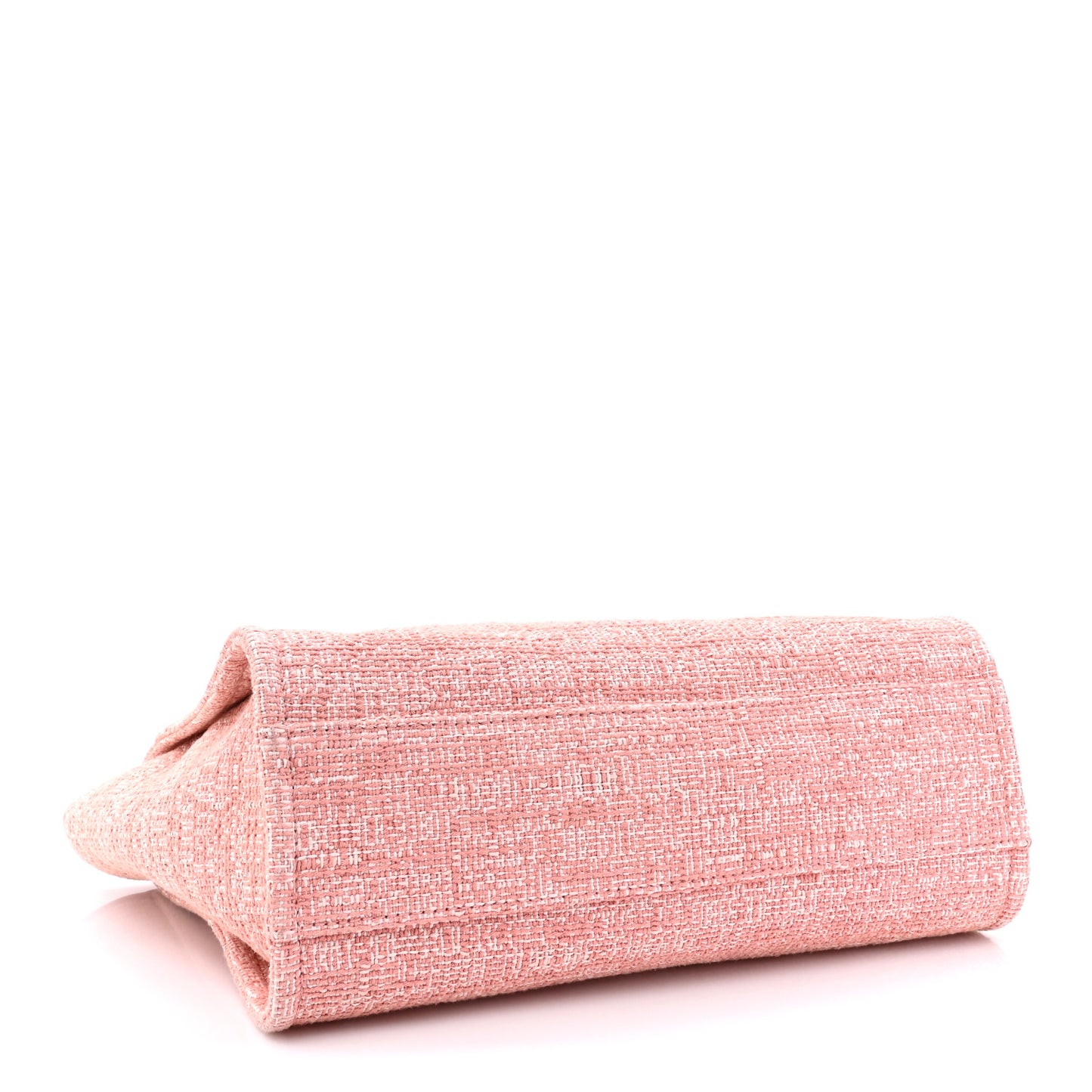 Lurex Boucle Small Deauville Tote Pink